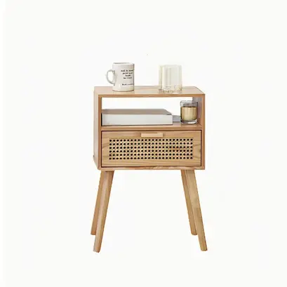 bedroom nightstand with drawer